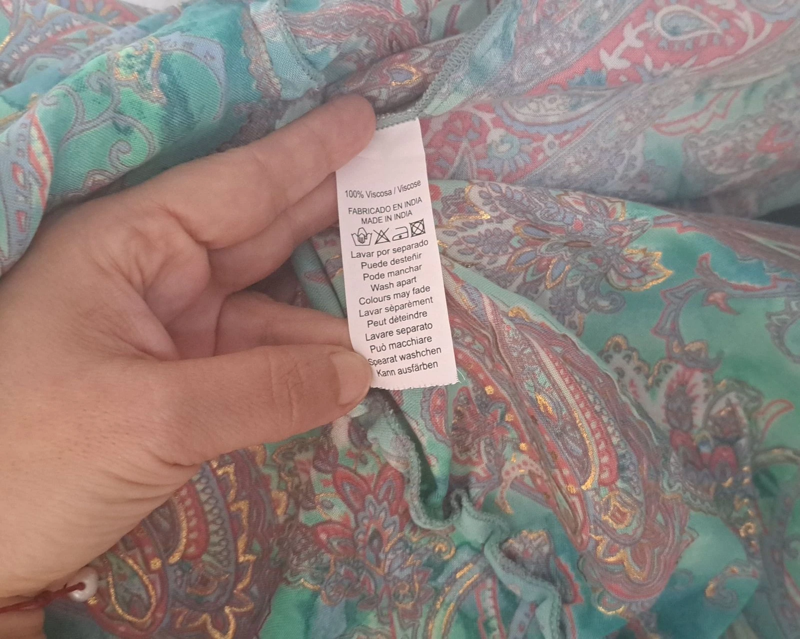 Bohemian Maxi Dress • Mint Green • TU • Flowy Fit – photo 3